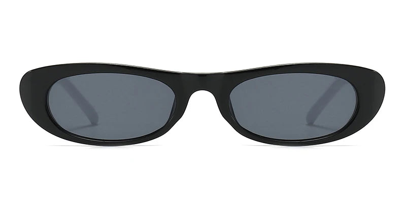 Retro Narrow Frame Cat Eye Sunglasses Women Men 2024 Luxury Brand Designer Vintage Leopard Rectangle Sunglasses Male UV400 S8161 S Y B A R I A