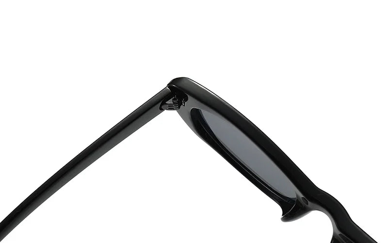 Retro Narrow Frame Cat Eye Sunglasses Women Men 2024 Luxury Brand Designer Vintage Leopard Rectangle Sunglasses Male UV400 S8161 S Y B A R I A