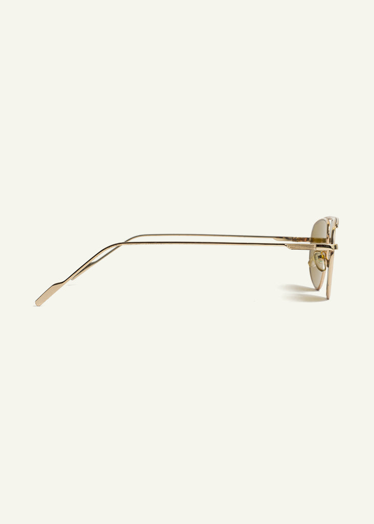 sybaria; sybaria sunglasses; BRERA sunglasses (GOLDEN); Aviator; luxury Aviator; premium unisex eyewear; ultralight polycarbonate eyewear; Golden UV400 lenses; high fashion eyewear; chromotherapy eyewear;