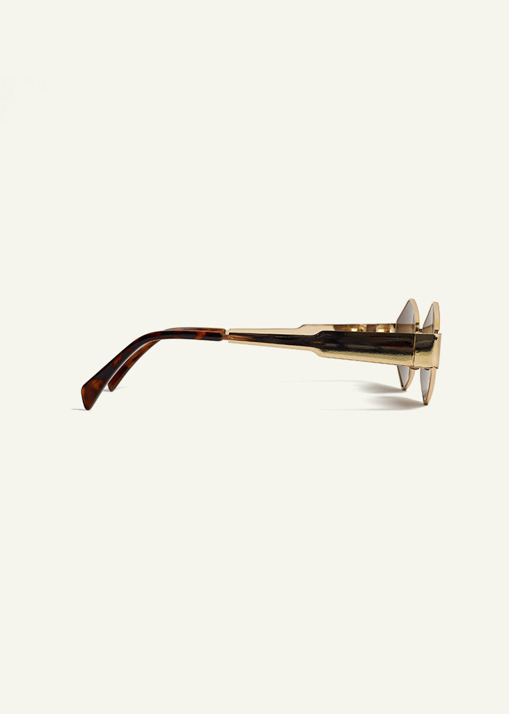 sybaria; sybaria sunglasses; CAIROLI sunglasses (MOCHA); Geometric; Geometric luxury; premium unisex eyewear; ultralight polycarbonate eyewear; Mocha UV400 lenses; high fashion eyewear; chromotherapy eyewear;