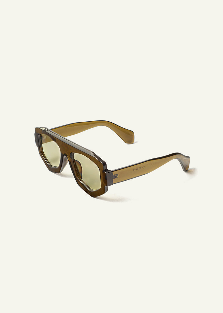 sybaria; sybaria sunglasses; SPARTACO sunglasses (AVOCADO & PISTACHIO); Oversized & Oval; Oversized & Oval luxury; premium unisex glasses; ultra-light polycarbonate glasses; Pistachio UV400 lenses; high-fashion glasses; chromotherapy eyewear;