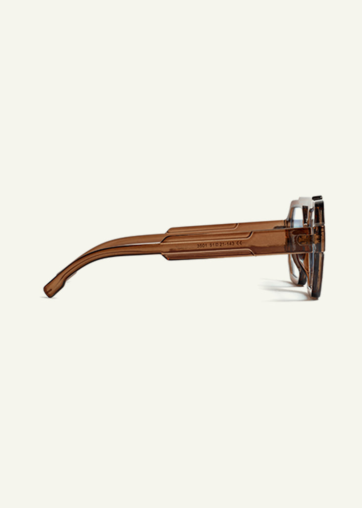 sybaria; sybaria sunglasses; LUGANO sunglasses (MOCHA & BLUE); Aviator Geometric; Aviator Geometric luxury; premium unisex eyewear; ultralight polycarbonate eyewear; Blue UV400 lenses; high fashion eyewear; chromotherapy eyewear;