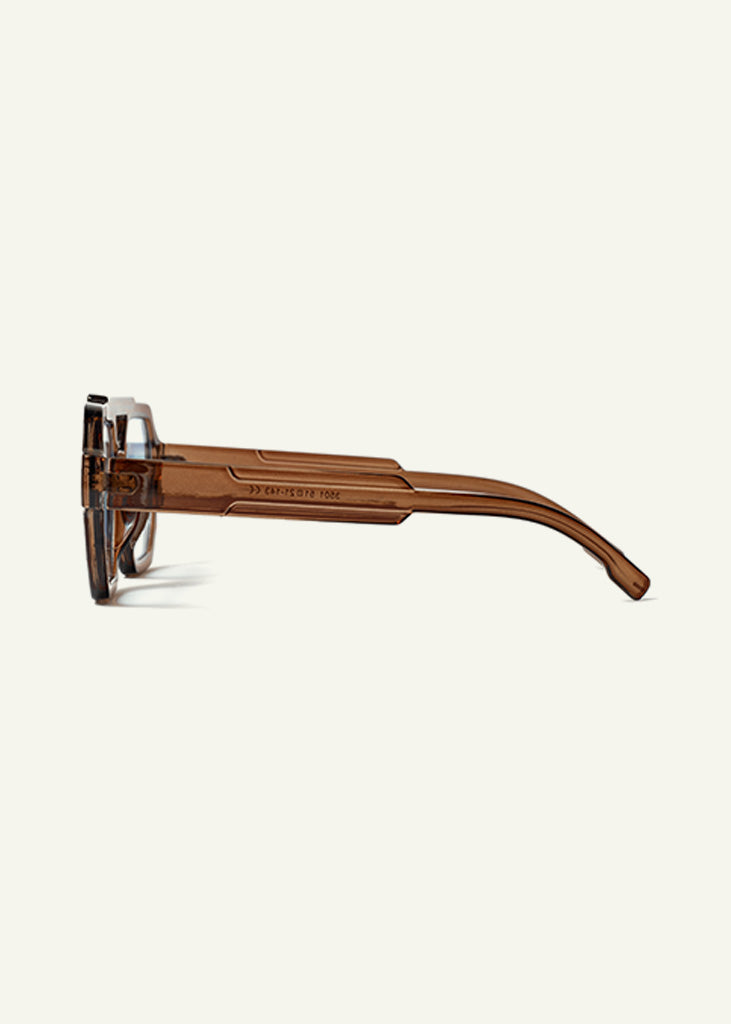 sybaria; sybaria sunglasses; LUGANO sunglasses (MOCHA & BLUE); Aviator Geometric; Aviator Geometric luxury; premium unisex eyewear; ultralight polycarbonate eyewear; Blue UV400 lenses; high fashion eyewear; chromotherapy eyewear;