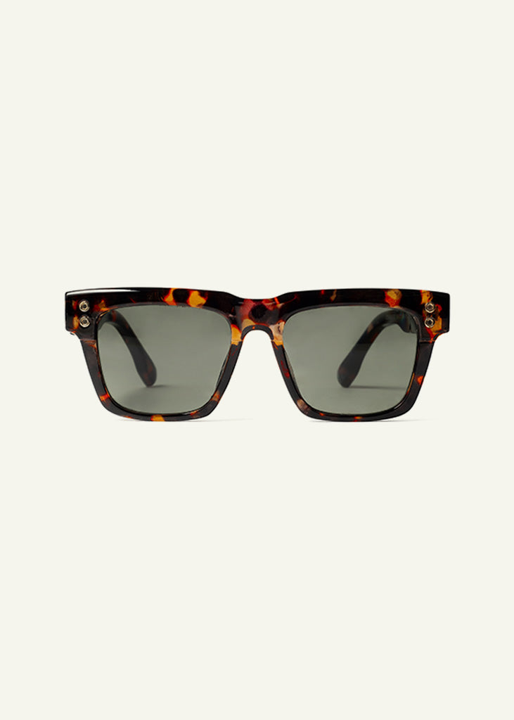 sybaria; sybaria sunglasses; SANT'ANDREA sunglasses (HAVANA & GREEN); Wayfarer; luxury Wayfarer; premium unisex eyewear; ultra-lightweight polycarbonate eyewear; Green UV400 lenses; high fashion eyewear; chromotherapy eyewear;