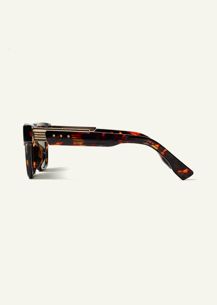 sybaria; sybaria sunglasses; SANT'ANDREA sunglasses (HAVANA & GREEN); Wayfarer; luxury Wayfarer; premium unisex eyewear; ultra-lightweight polycarbonate eyewear; Green UV400 lenses; high fashion eyewear; chromotherapy eyewear;